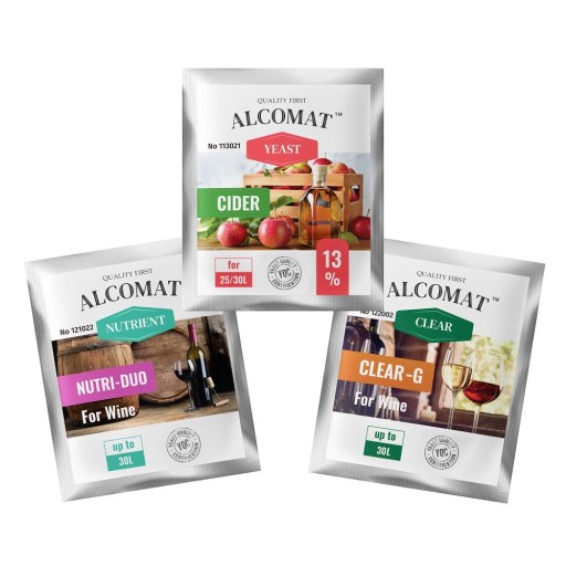 Alcomat cider kit s kvasinkovou živinou...