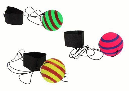 PU gulička na gumičke s náramkom 6 cm 4 farby Jojo Circles