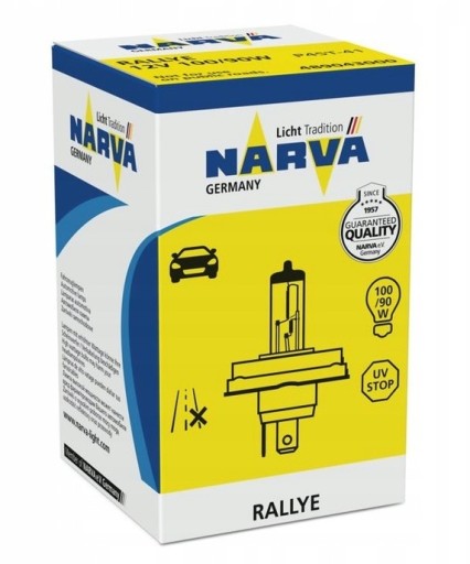 Narva žiarovka 12V H4 100/90W P45T-41 RALLYE