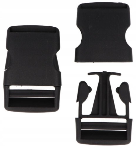 Plastová spona na opasok 4cm 40mm - 6 ks
