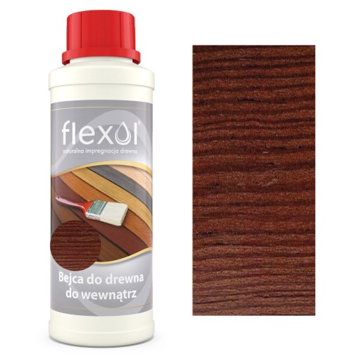 SVETLÁ ORECH lazúra na drevo vnútorná 0,25 L 250ml Flexol