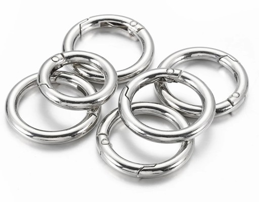 KARABÍNA 25 MM KRÚŽOK NA KĽÚČENKU ODZNAK KOLESÁK KĽÚČENKY KABELKY