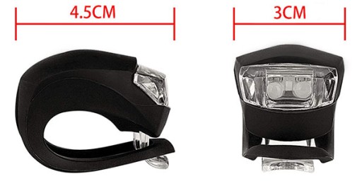 LED lampy 2x LAMP osvetlenie do kočíka za bicykel
