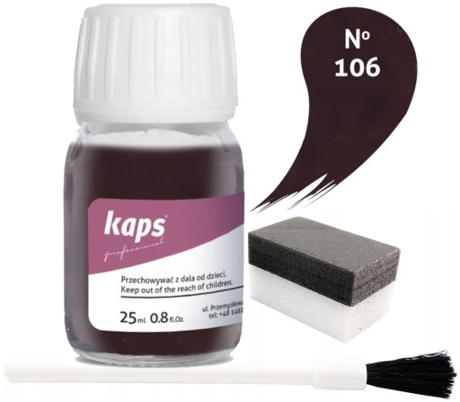 NÁTER NA KOŽNÚ RENOVÁCIU KOŽENÉHO ČALÚNENIA VOLANTU TMAVOHNEDÉ KAPSY #106