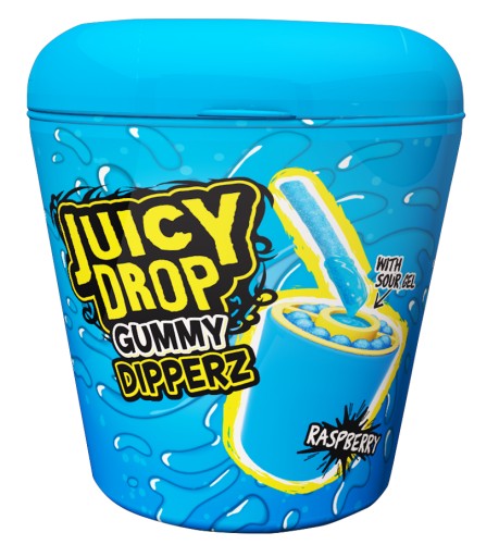 ŠŤAVNÉ DROP GUMMY DIPPERZ ŽELÉ TYČINKY S KYSELNÝM GÉLOM NA MÁČANIE 96G