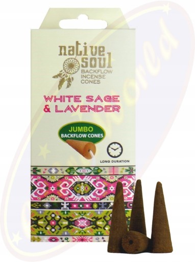 Native Soul vonné tyčinky - biela šalvia a levanduľa