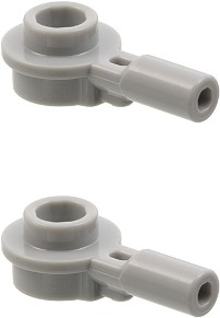 LEGO Držiak na tyč 1L svetlosivá 32828 6227897 2ks