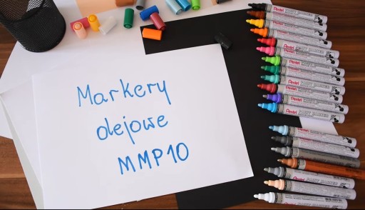 Olejový značkovač PENTEL GOLD, hliníkový kryt