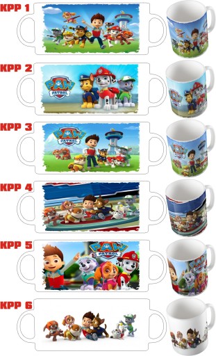 Hrnček PAW PATROL s menom dieťaťa ZADARMO