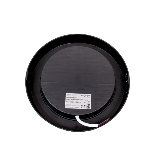 Prisadené okrúhle LED stropné svietidlo 18W 1980LM 4000K IP20 čierne