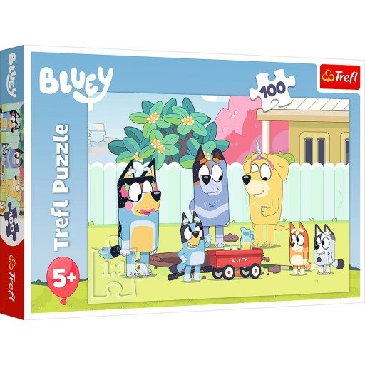 Trefl Bluey puzzle 100 ks. - Happy World Bluey 16471