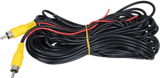 KÁBEL PRE CÚVACÍ KAMERY KÁBEL 10m CINCH RCA AV