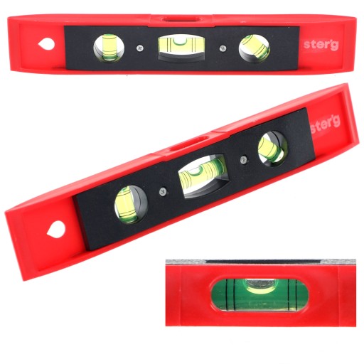 LEVEL LEVEL Malý s MAGNETOM 230 mm Mini Compact Vodotesný 3 x vodotesný