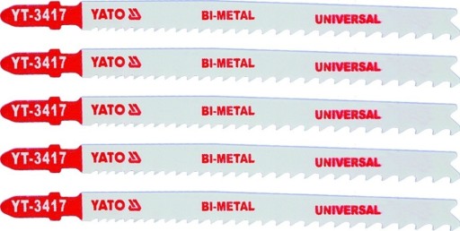 Bimetalový pílový list do priamočiarej píly typ T 10-5 tpi na drevo a kov 5 ks