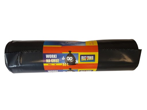 LDPE stavebné vrecia na suť, renovačný odpad, 80L, 10 kusov, VEĽMI PEVNÉ