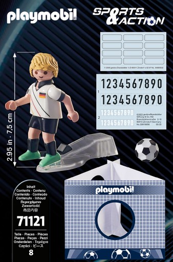 PLAYMOBIL 71121 Športový a akčný hráč Nemecko