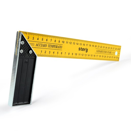 Stolársky hranatý Hliníkový konštrukčný uhlomer s mierkou 300 mm
