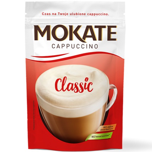 MOKATE káva CAPPUCCINO CLASSIC Fluffy Foam 110G