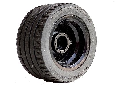 LEGO WHEEL 43,2X22 ZR ČIERNY RÁM Č. 54087c01