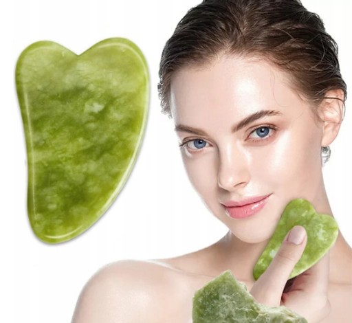 JADEITOVÁ GUA SHA KAMEŇOVÁ MASÁŽNA TANIEČKA NA TVÁR