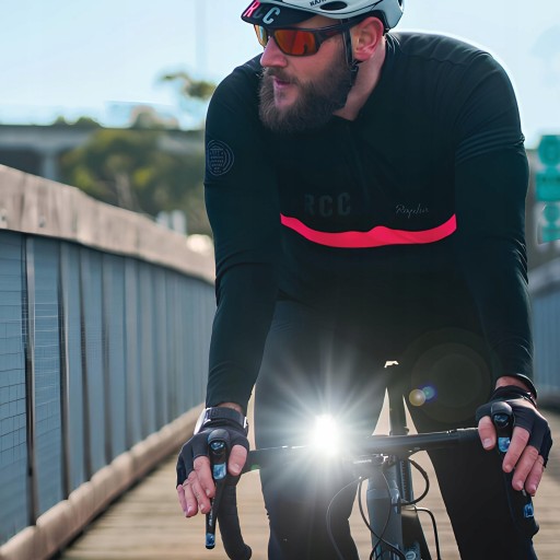BIKE LAMP predné osvetlenie biely 300 lm držiak svetla na bicykel
