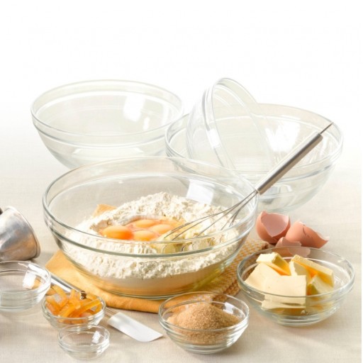 Sklenená misa na šalát 20CM 1700ml misa LUMINARC EMPILABLE 1,7L