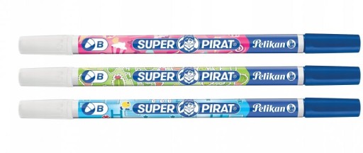 Korektorová guma 2v1 pre atramentovú gumu na perá Pelikan SUPER PIRAT x5