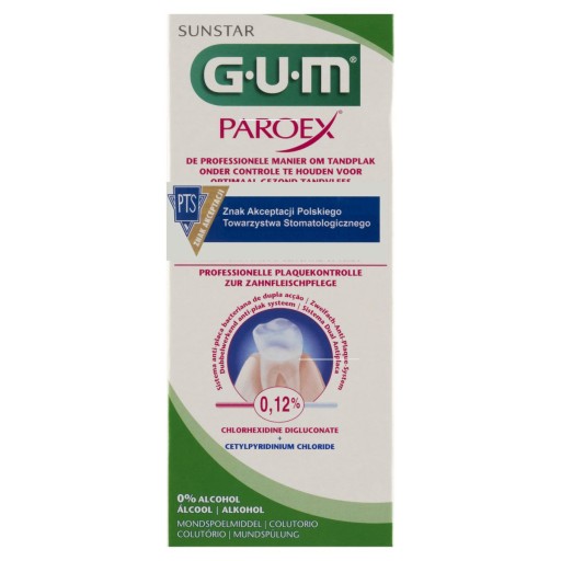GUM Sunstar Paroex 0,12% CHX ústna voda 300ml