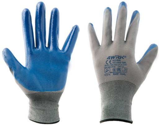 Pracovné rukavice 4WRK KONA KS1002, veľkosť 9 - L, 1 pár