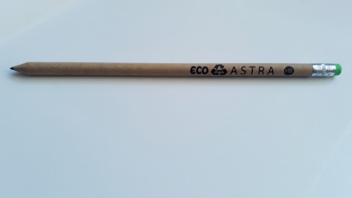 HB ceruzka z kraftového papiera s gumou ECO ASTRA