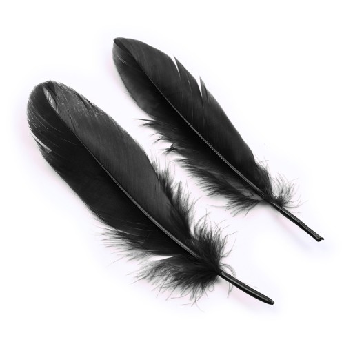 BLACK BDSM SET 3 DIELS PUTÁTY, zaviazané oči, pierko