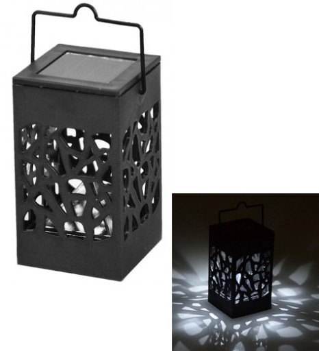 SOLAR záhradné svietidlo, studené, RETRO, LED kôš, závesné, stojace