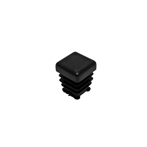 Profilové krytky 15x15mm čierne - 50 ks.