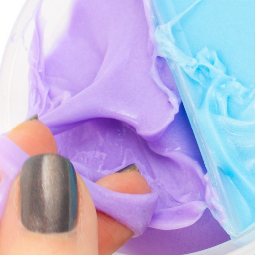 SLIME PUFF SENZORY PLAST DVOJFARBY - SLAJM GLUTEK