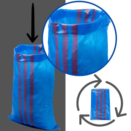 SILNÉ VRECKÁ 25-30KG NA UHLIE, ECOG HRACH, CEREÁLIE, husto tkané