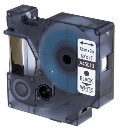 Páska pre Dymo 45013 12mm D1 pre pásku DYMO LM biela / čierna potlač S0720530