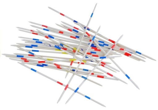 Spoločenská hra s drevenými paličkami Mikado Pieces