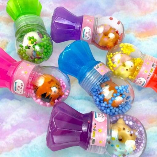 SLIME senzorické PLASTOVÉ A STYROPENOVÉ SQUISHY GULIČKY