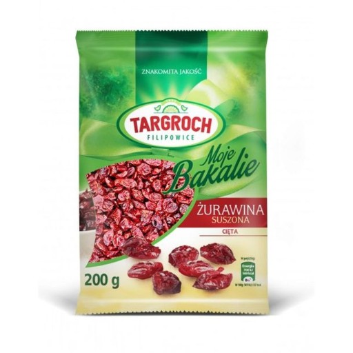 Prírodné sušené rezané brusnice 200g - Tarpea