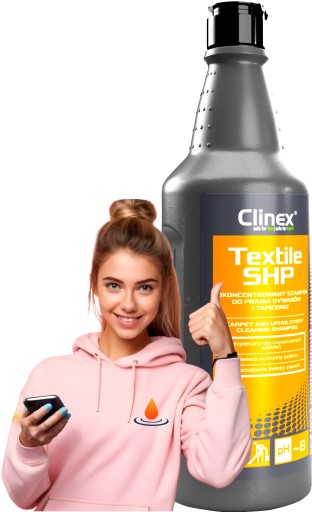 CLINEX TEXTILE SHP 1L šampón na koberce a čalúnenie