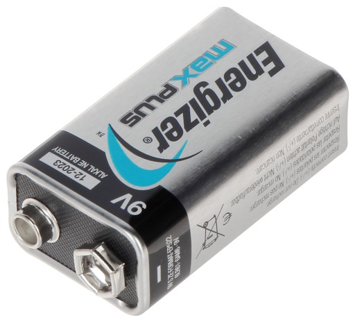 Alkalická batéria 9V 6LR61 Energizer Max Plus