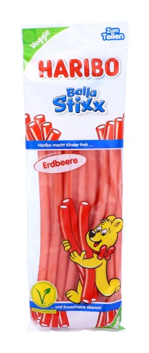 HARIBO ovocné želé Káble Jahoda 200g DE
