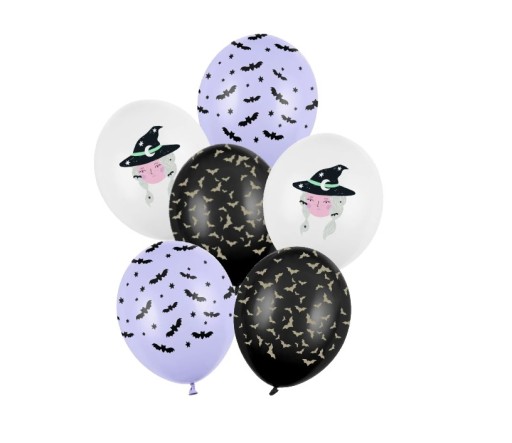 BALÓN HALLOWEEN balóny s BAT 6 KS