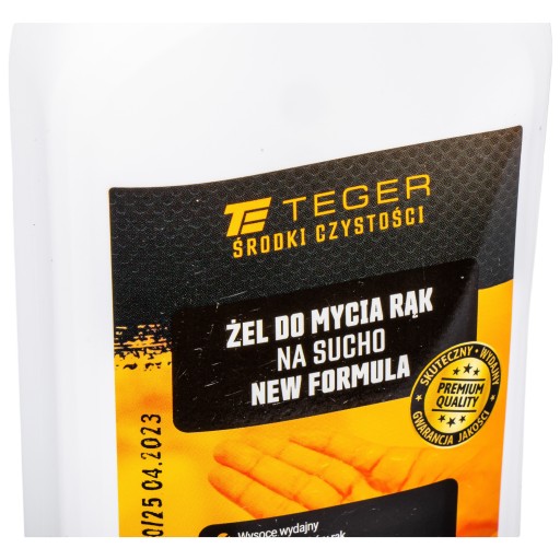 Profesionálny dezinfekčný gél na suché umývanie rúk 500ml NOVINKA FORMULA Teger