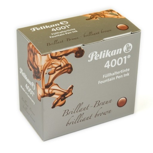 ATRAMENT do pera PELIKAN, hnedý, 30 ml