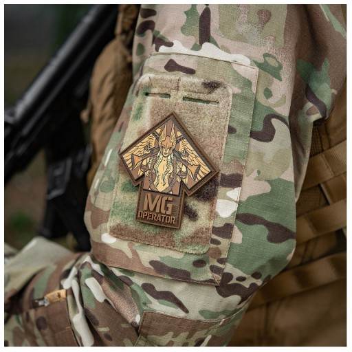 3D MG OPERÁTOR M-TAC Náplasť na pušku Valkyrie PVC Coyote Print