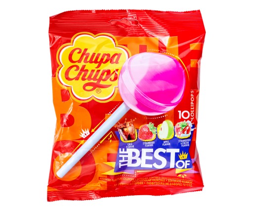 Chupa Chups To najlepšie z Lollipops 4 príchute 10x12g LOLLIZAK