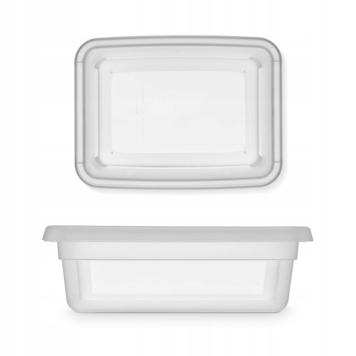 Plastová nádoba, organizér box, kryt, 2l