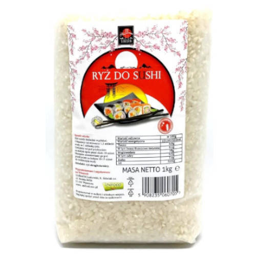 Guľatozrnná sushi ryža 1kg - Sakura