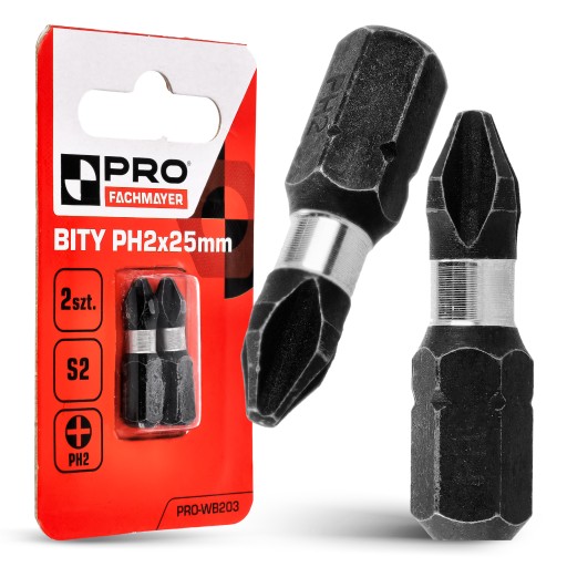 Nárazový bit PH2 25 mm skrutkovací bit